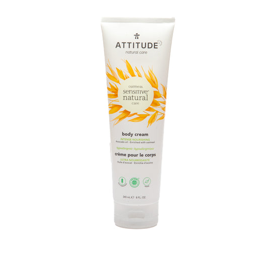 Attitude Sensitive Skin Intense Nourishing Avocado Oil Body Cream 240ml