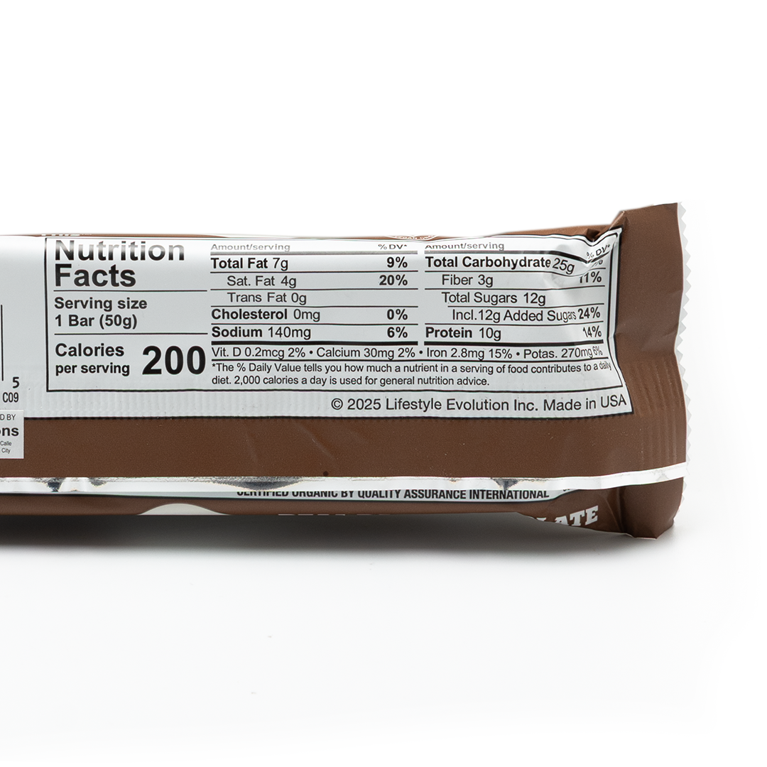 Nugo Organic Double Dark Chocolate Bar 50g