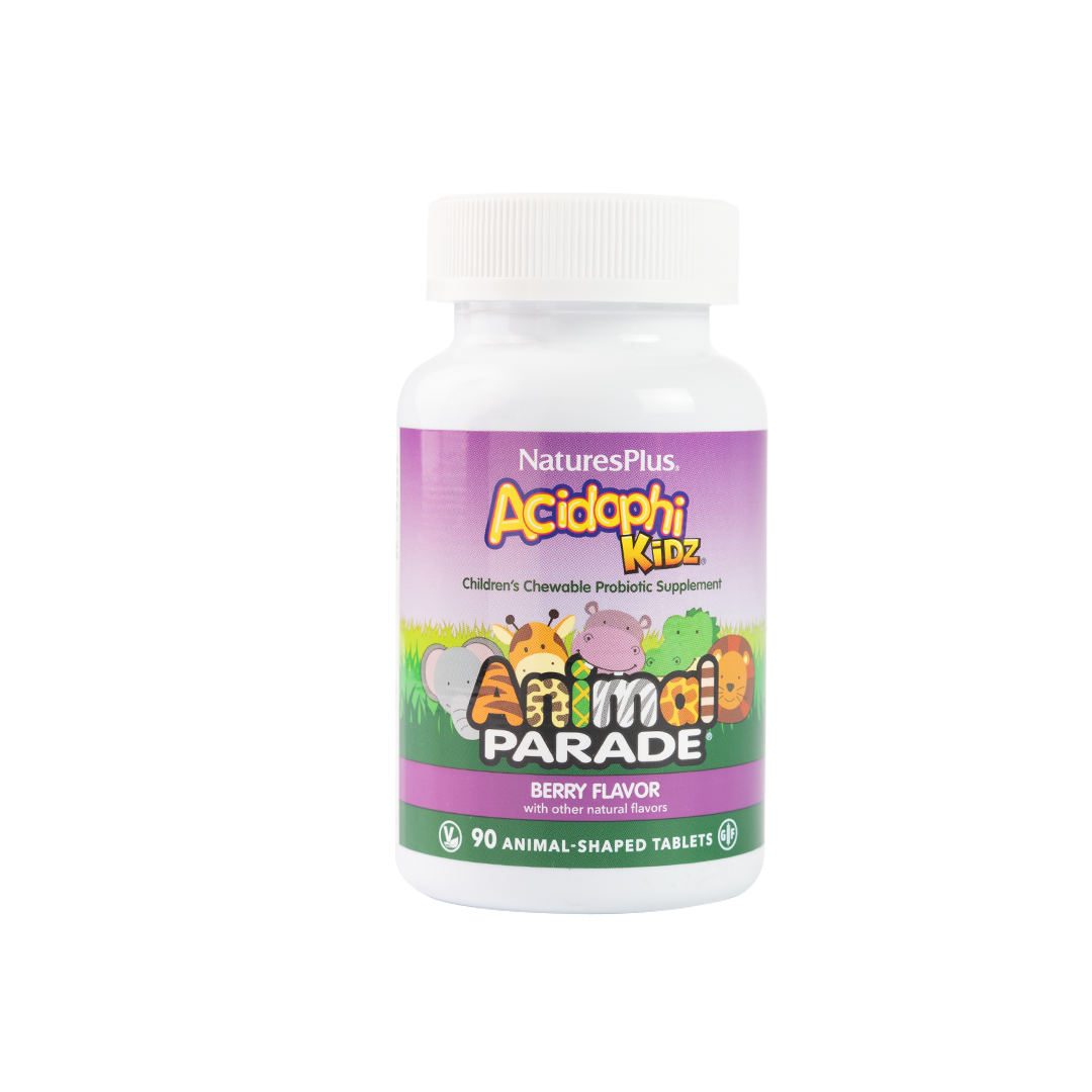 Nature's Plus Animal Parade Acidophikidz 90 Chewable Tablets