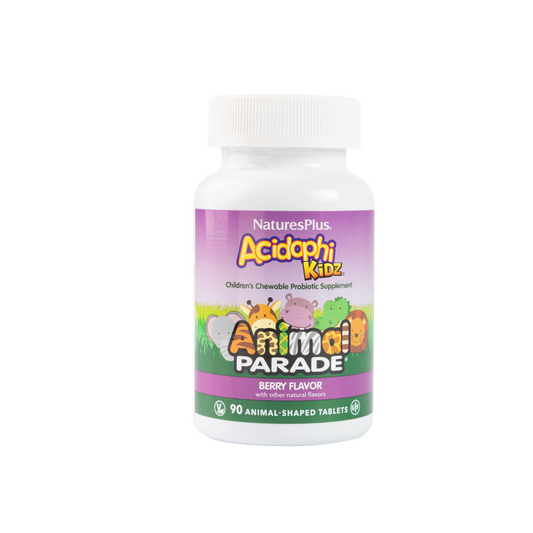 Nature's Plus Animal Parade Acidophikidz 90 Chewable Tablets