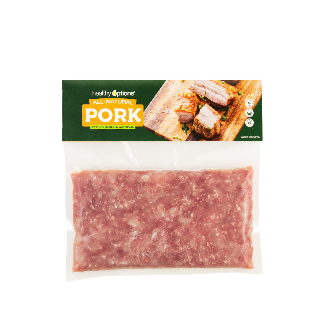 Frozen Healthy Options Pork Ground Lean 500g