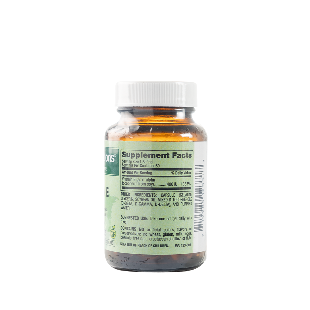 Healthy Options Vitamin E 400IU plus Mixed Tocopherols 60 Softgels