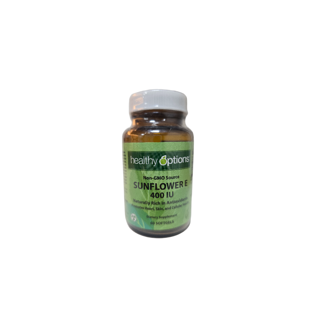 Healthy Options Sunflower E 400IU 60 Softgels