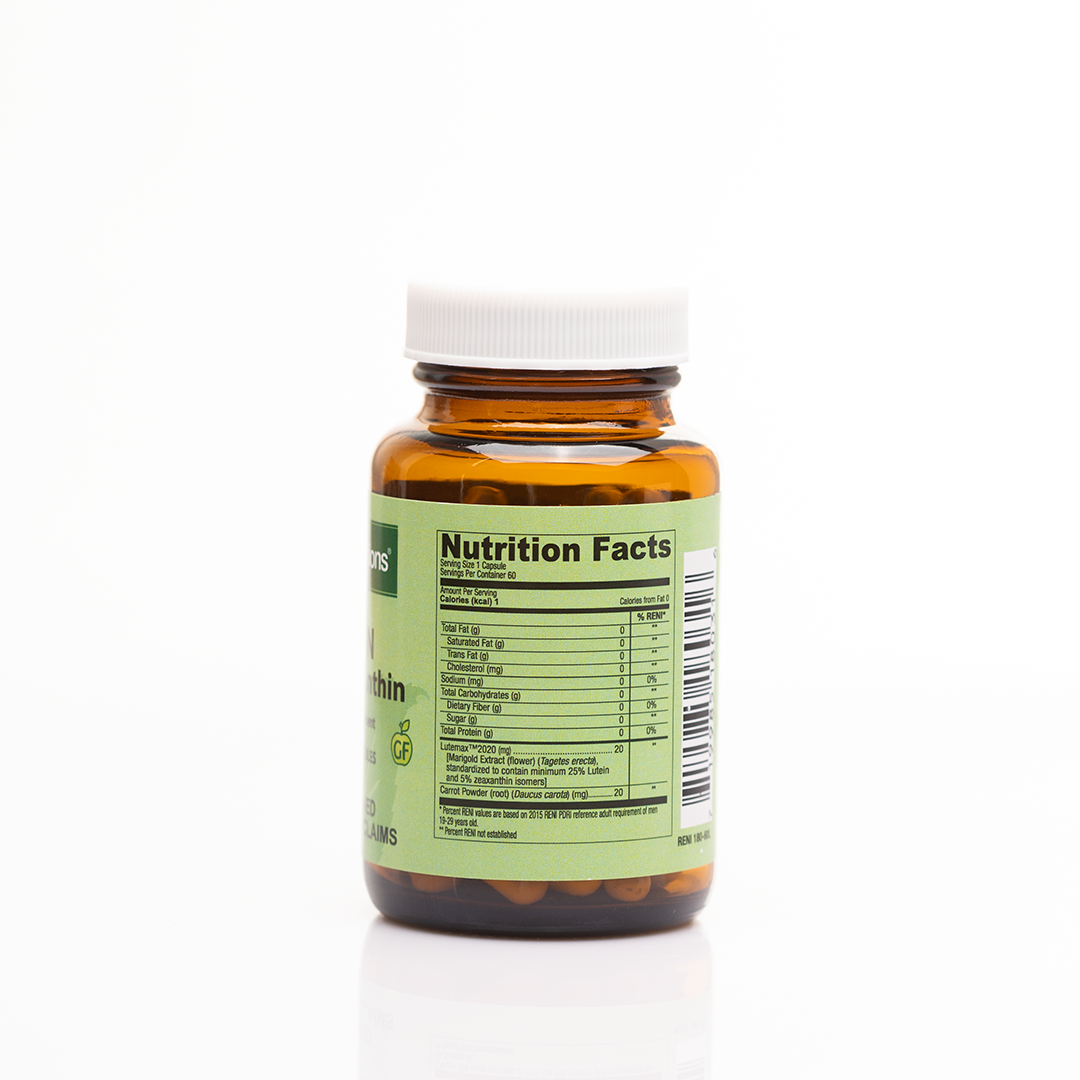 Healthy Options Lutein 20mg with Zeaxanthin 60 Capsules