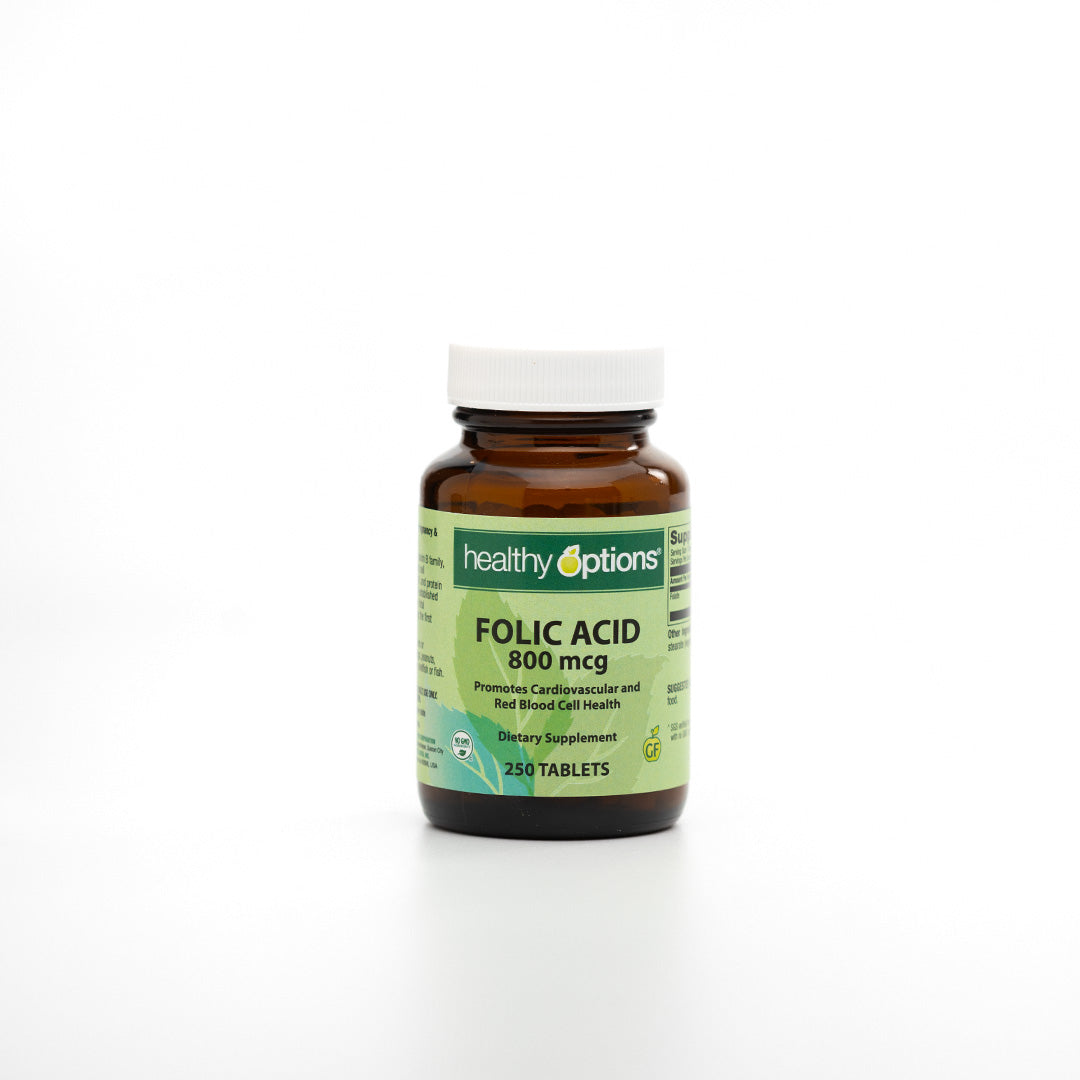 Healthy Options Folic Acid 800mcg 250 Tablets