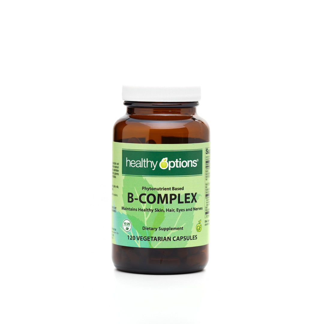Healthy Options Phytonutrient Based B Complex 120 Capsules