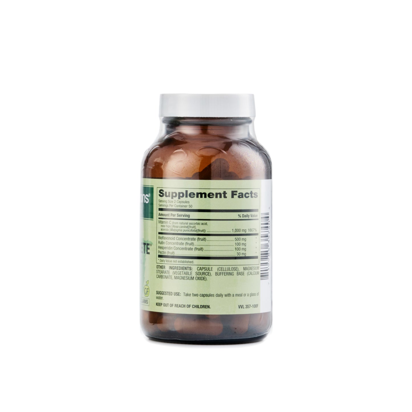 Healthy Options Buffered Bio C Complete with Bioflavonoids 100 Capsules