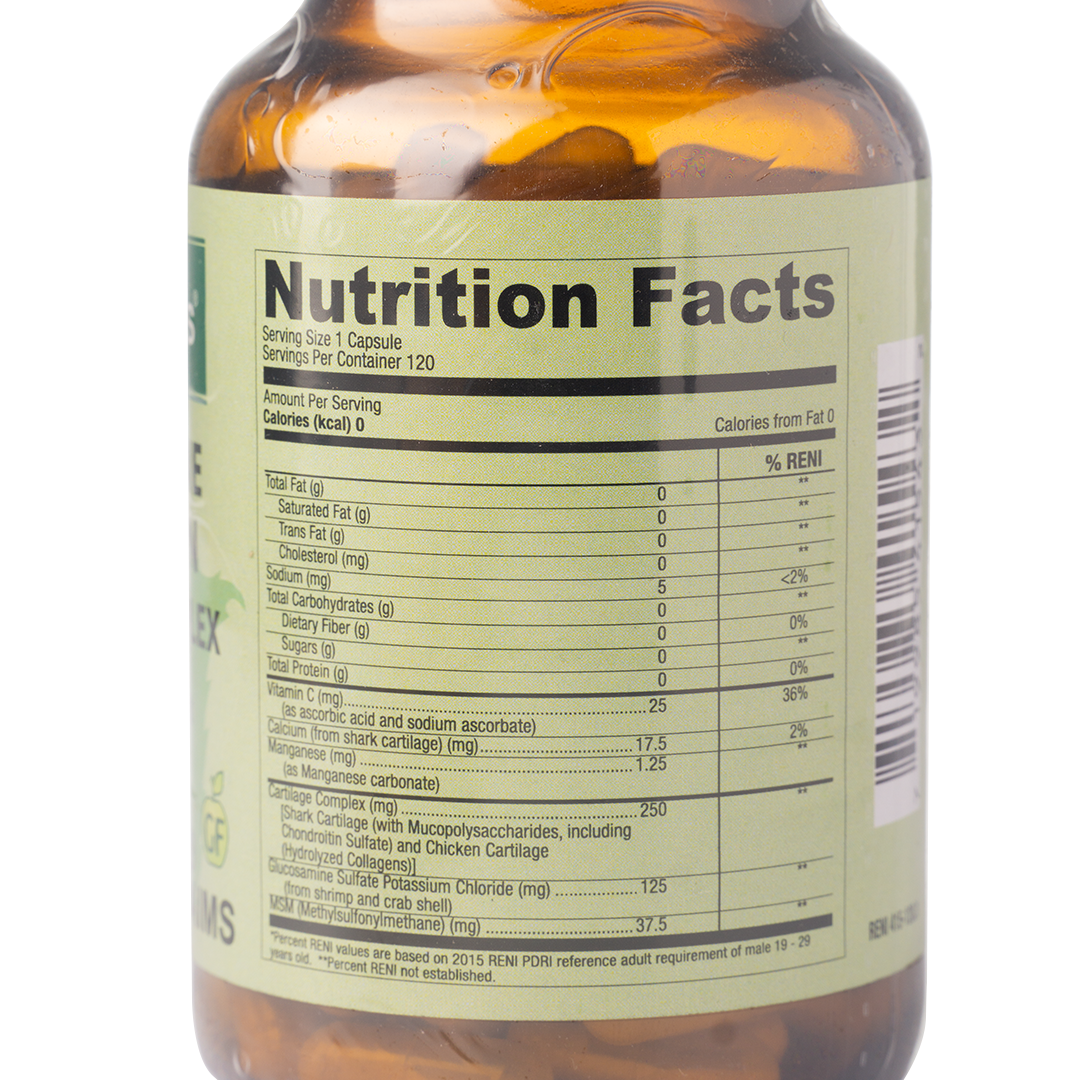 Healthy Options Glucosamine Chondroitin Cartilage Complex 120 Capsules