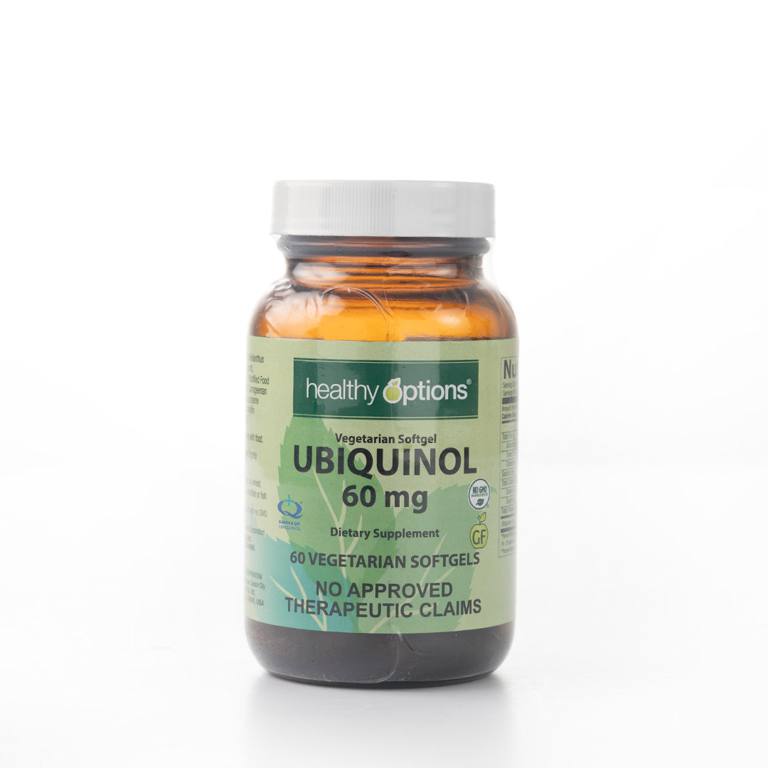Healthy Options Ubiquinol 60mg 60 Vegetarian Softgels