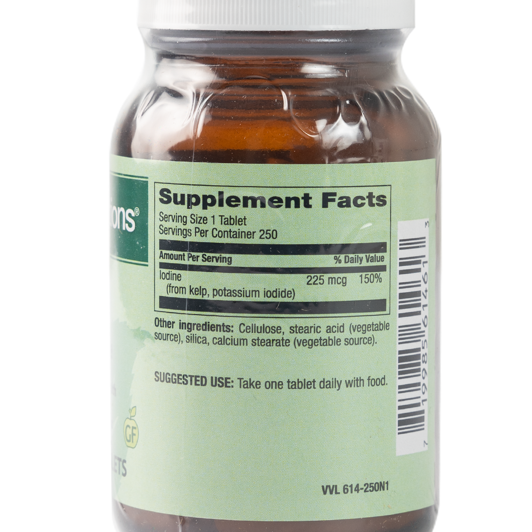 Healthy Options Kelp with Iodine 250 Vegan Tablets