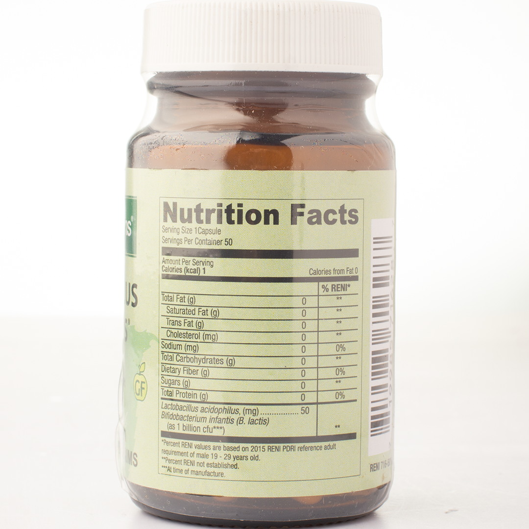 Healthy Options Acidophilus & Bifidus 1 BillionCFU 50 Capsules