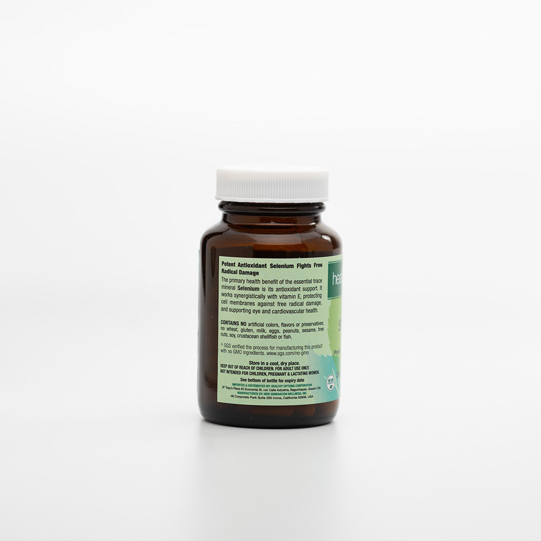 Healthy Options Selenium 100mcg 100 Capsules