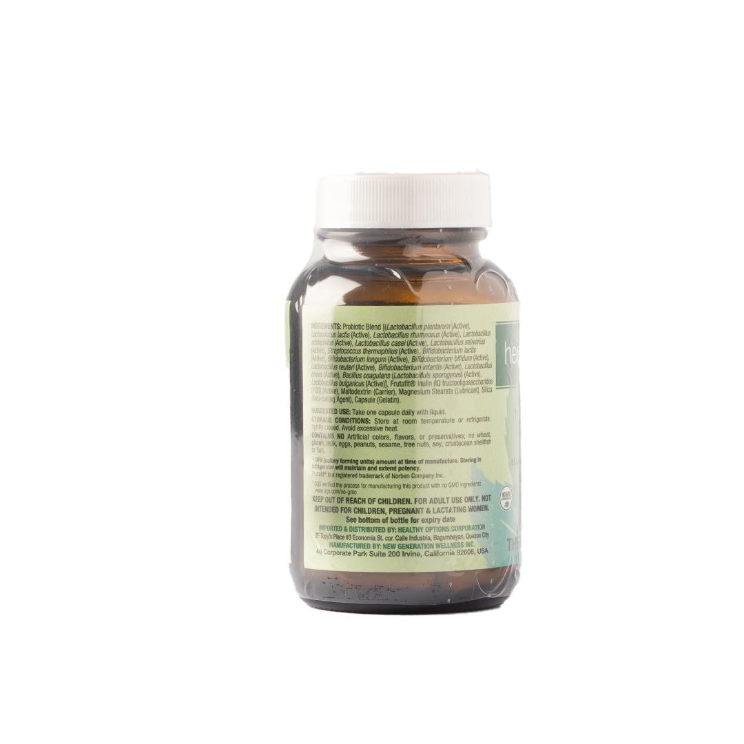 Healthy Options Probiotic Support 50 Billion CFU with Prebiotics 60 Capsules