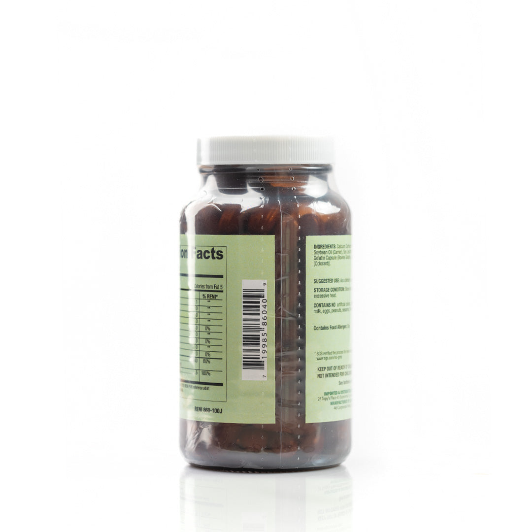 Healthy Options Calcium 600mg 100 Softgels