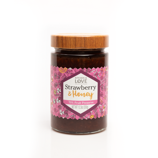 Kitchen & Love Strawberry & Honey Preserve 350g