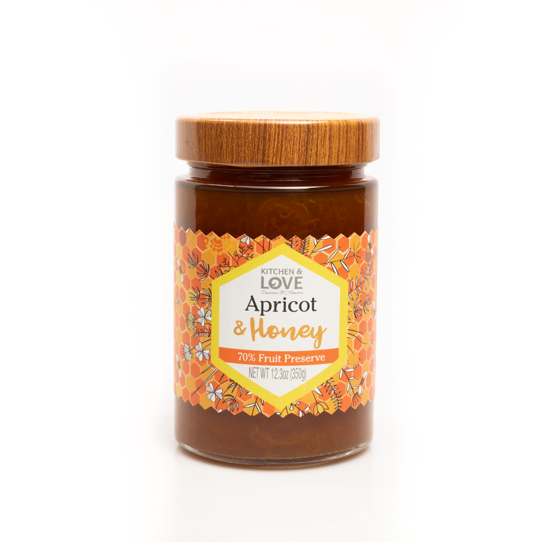 Kitchen & Love Apricot & Honey Preserve 350g