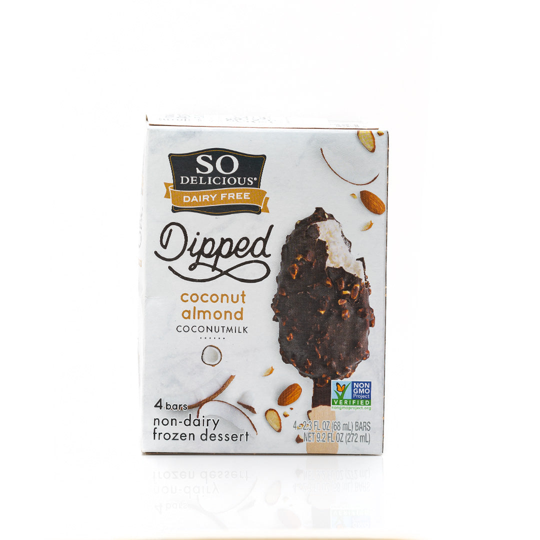 So Delicious Coconut Almond Dipped Ice Cream Bars 4 - 68ml