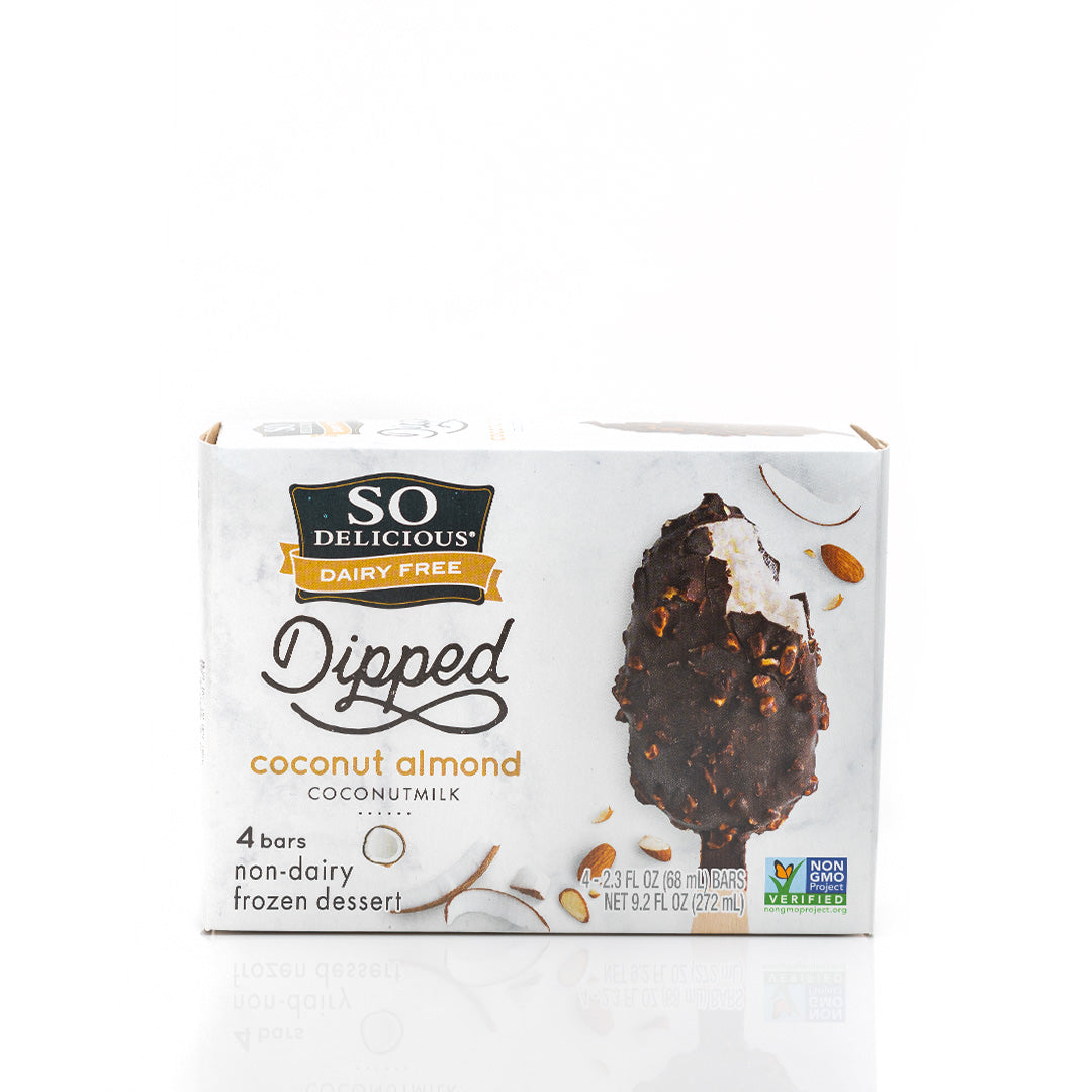 So Delicious Coconut Almond Dipped Ice Cream Bars 4 - 68ml