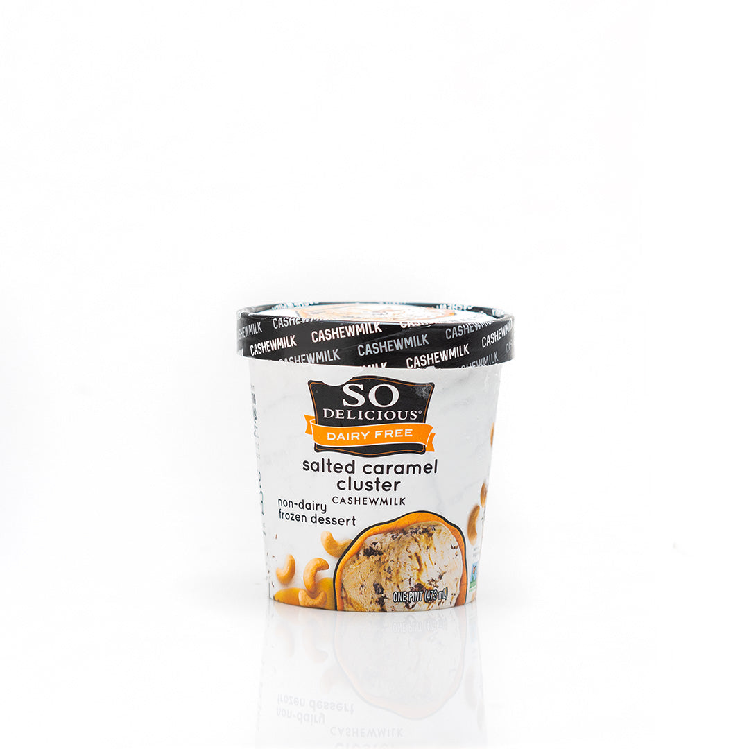 So Delicious Salted Caramel Cluster Ice Cream Pint 473ml