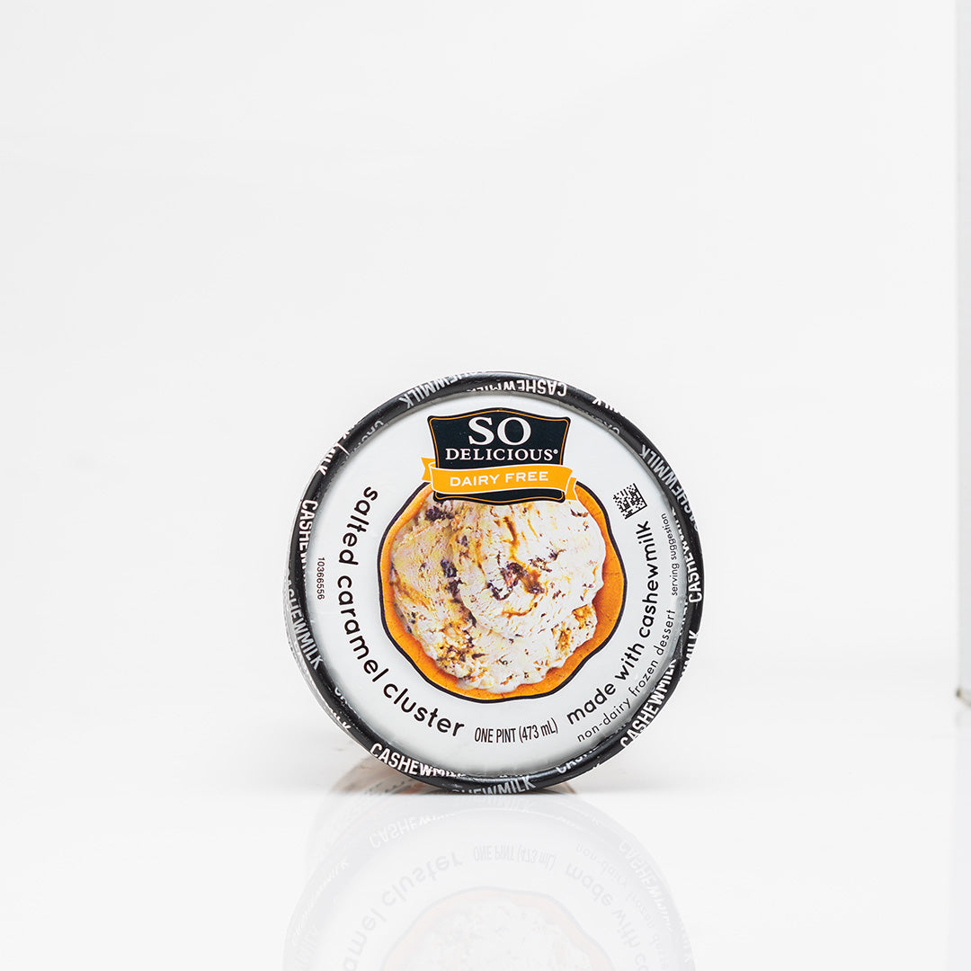 So Delicious Salted Caramel Cluster Ice Cream Pint 473ml