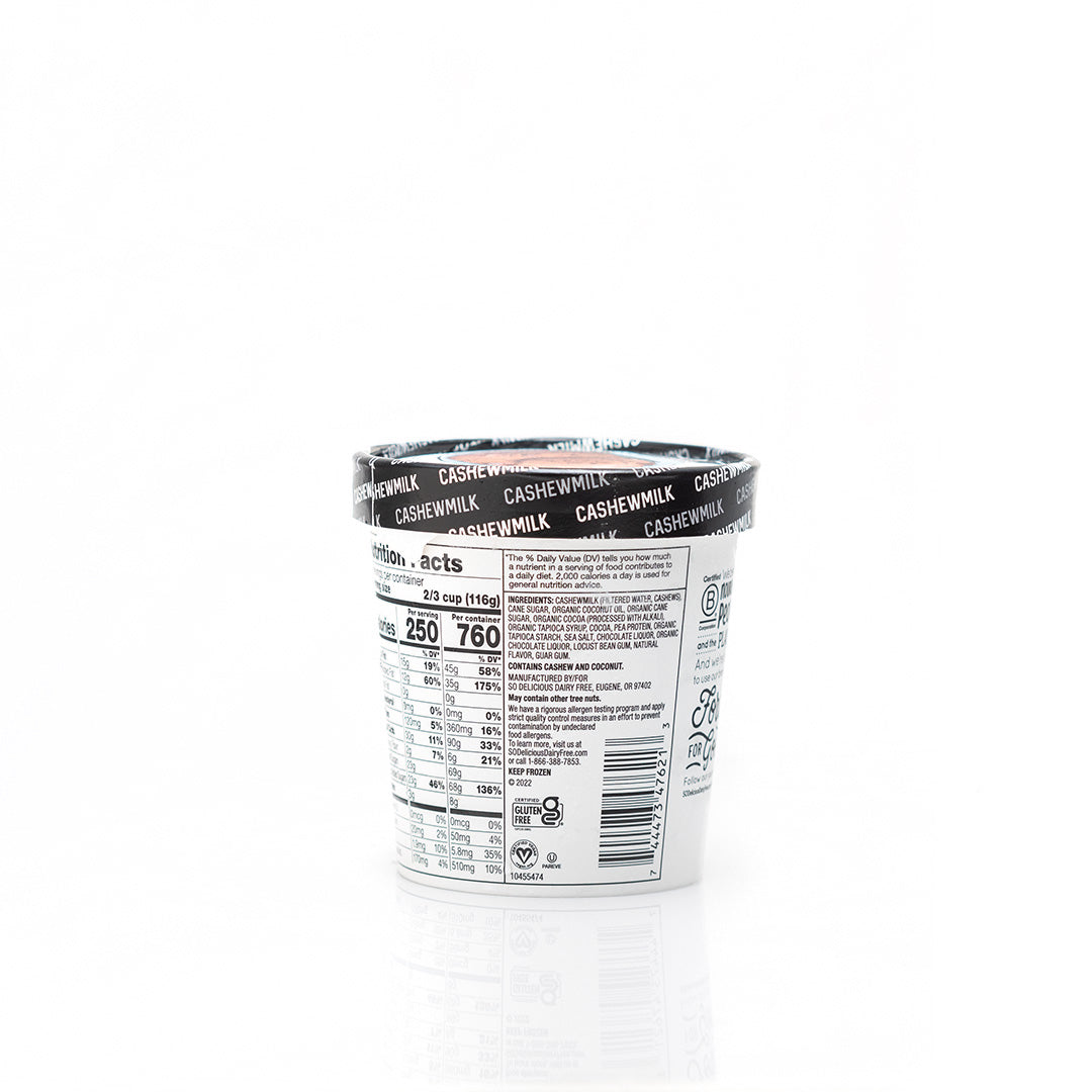 So Delicious Dark Chocolate Truffle Ice Cream Pint 473ml