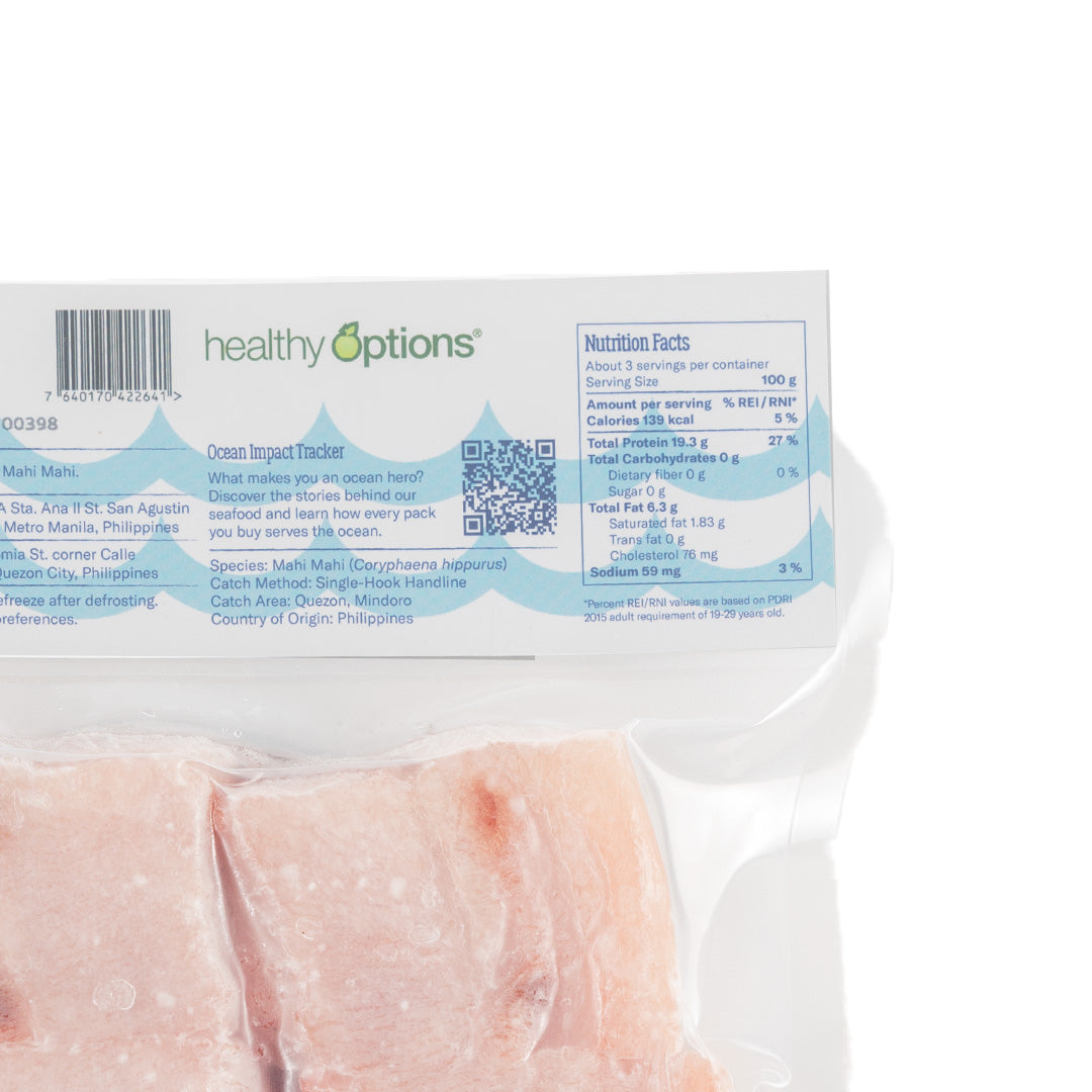 Frozen Artesmar Mahi Mahi - Fillet, Skin off 350g