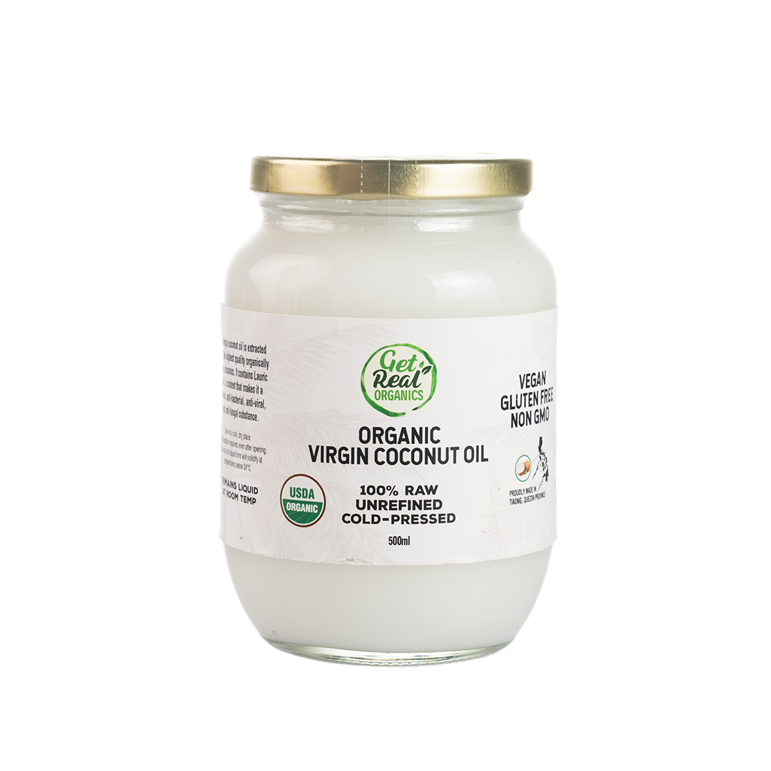 Get Real Organics Virgin Coconut Oil (Cold Pressed) 500ml