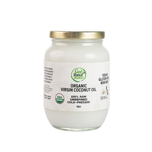 Get Real Organics Virgin Coconut Oil (Cold Pressed) 500ml