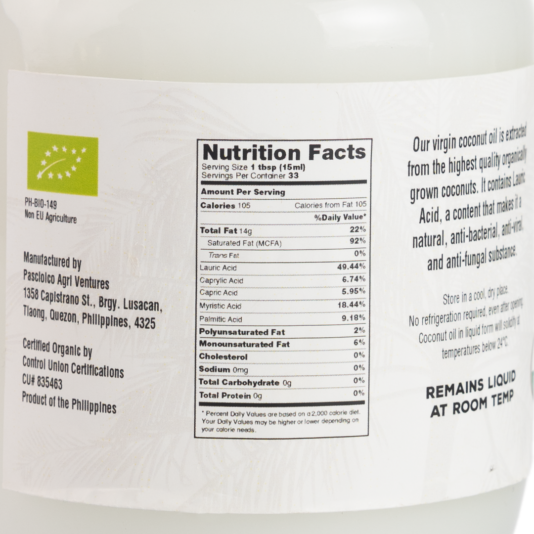Get Real Organics Virgin Coconut Oil (Cold Pressed) 500ml