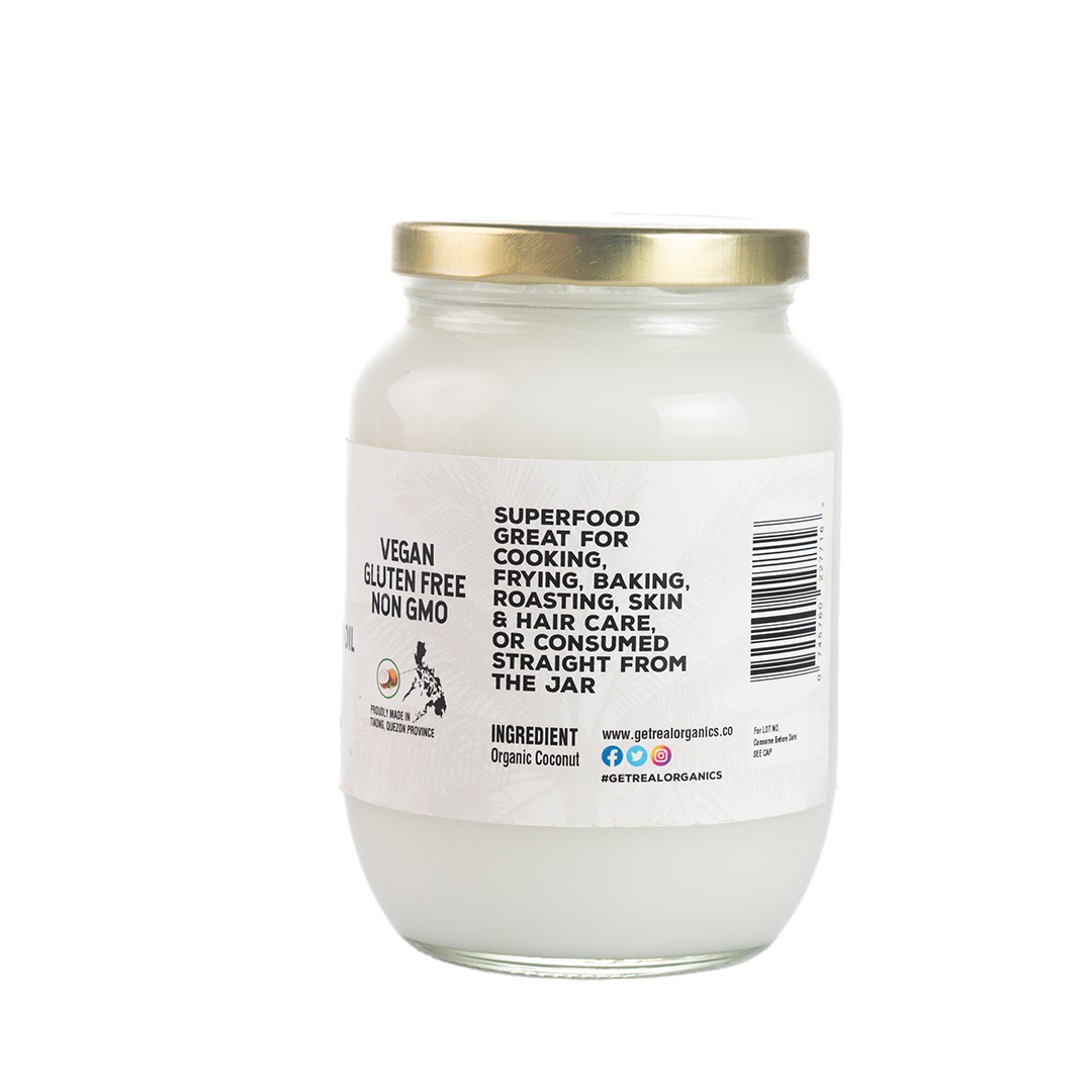Get Real Organics Virgin Coconut Oil (Cold Pressed) 500ml