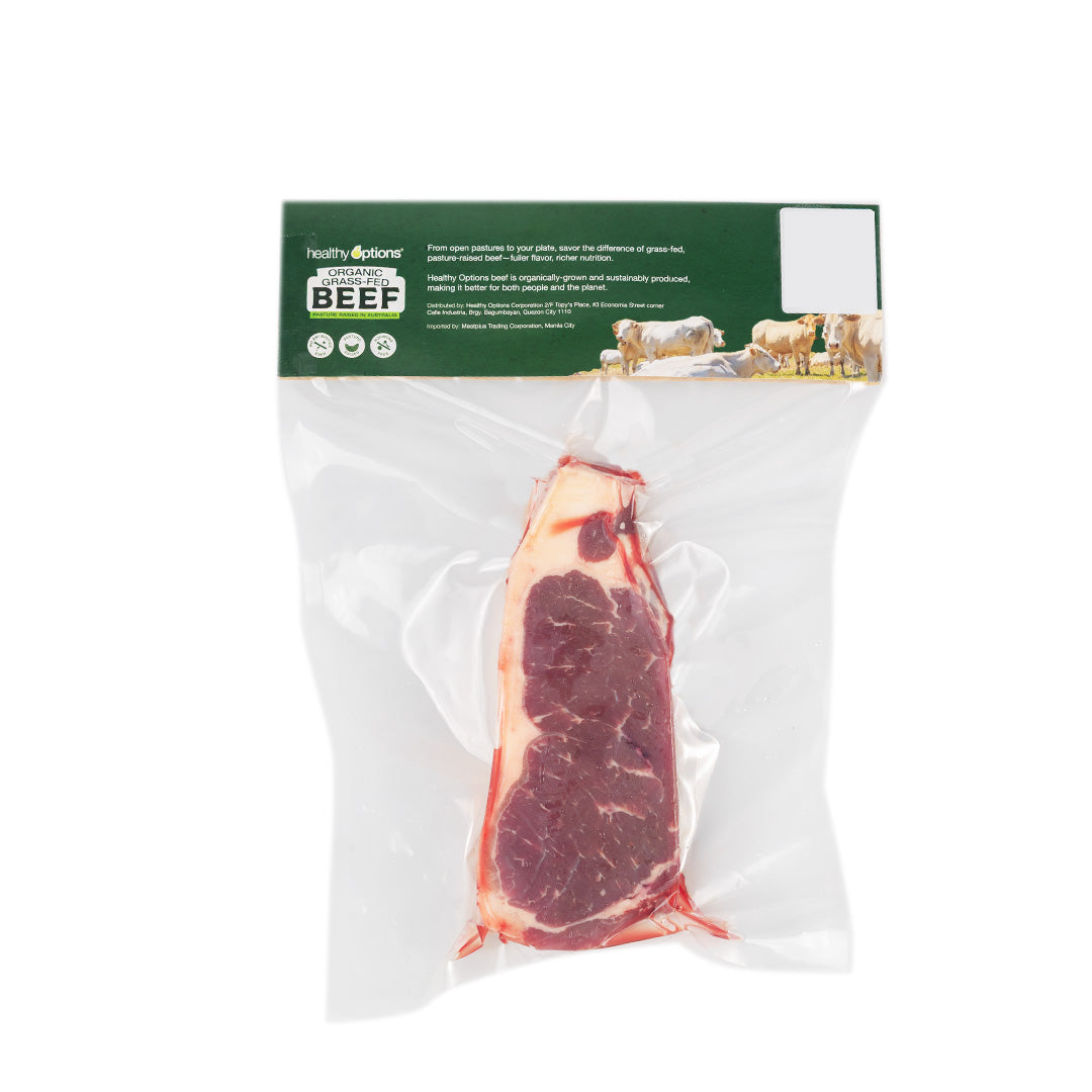 Frozen Healthy Options Beef Striploin Steak 450g
