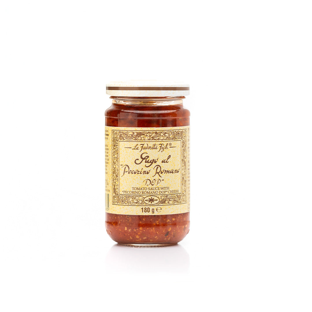 La Favorita Tomato Sauce with Pecorino Romano DOP Cheese 180g