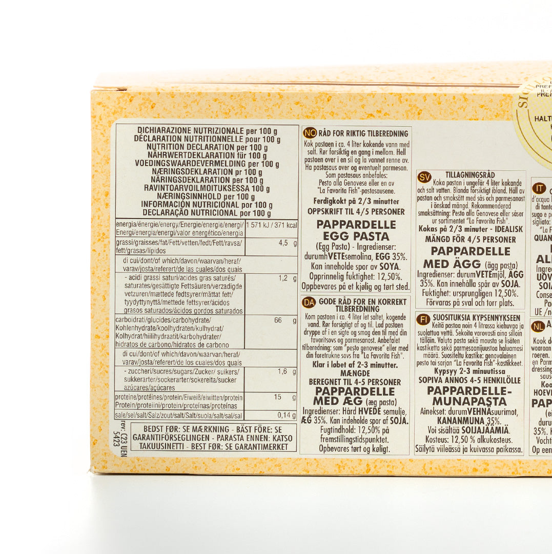 La Favorita Egg Pappardelle Pasta 250g