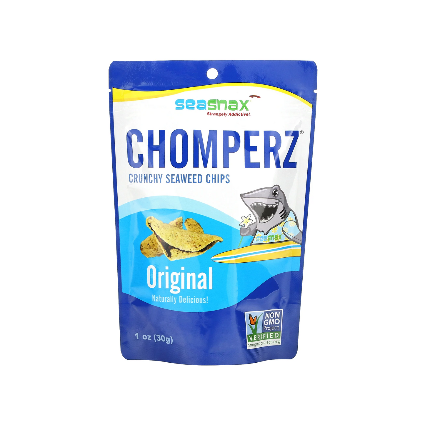 Seasnax Original Chomperz Seaweed Chips 30g
