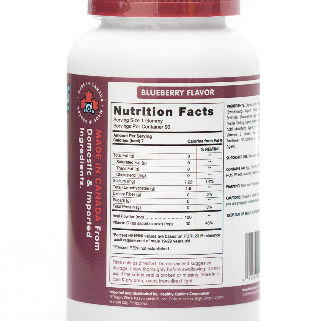 Herbaland Acai Berry Antioxidant 90 Gummies