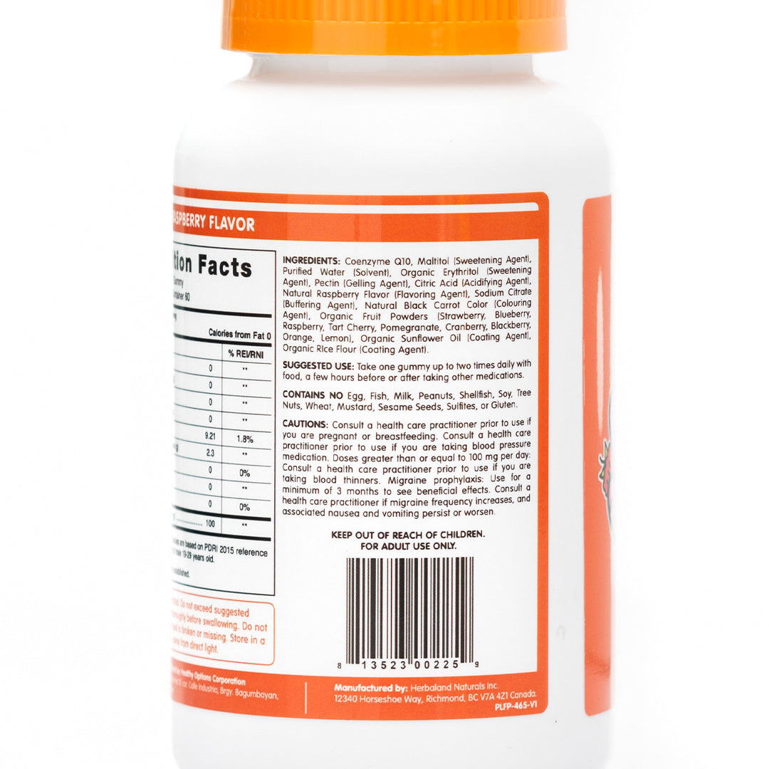 Herbaland CoQ10 100mg 60 Gummies