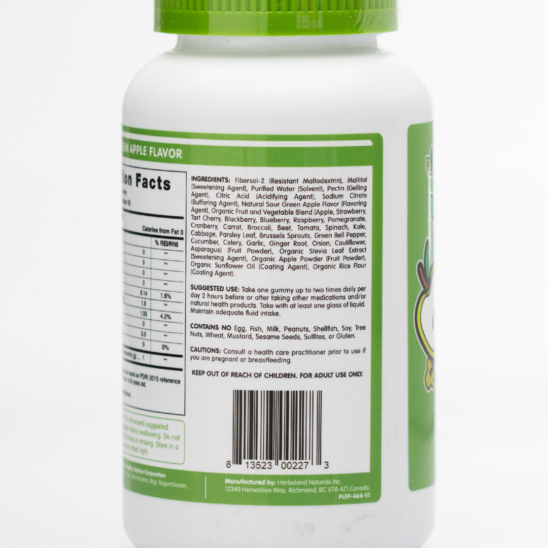 Herbaland Fruit and Veg Fiber 90 Gummies