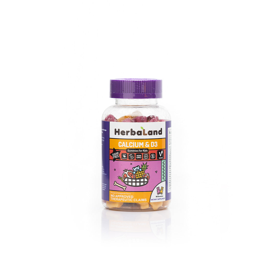 Herbaland Kids Calcium D3 90 Gummies