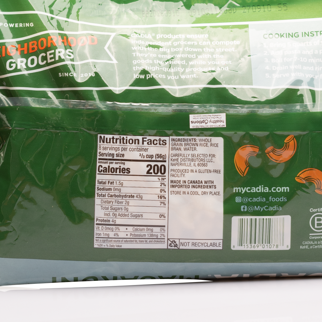 Cadia Brown Rice Macaroni 454g
