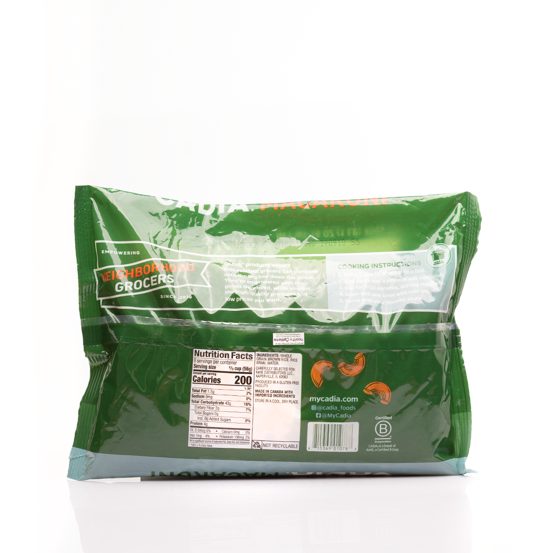 Cadia Brown Rice Macaroni 454g