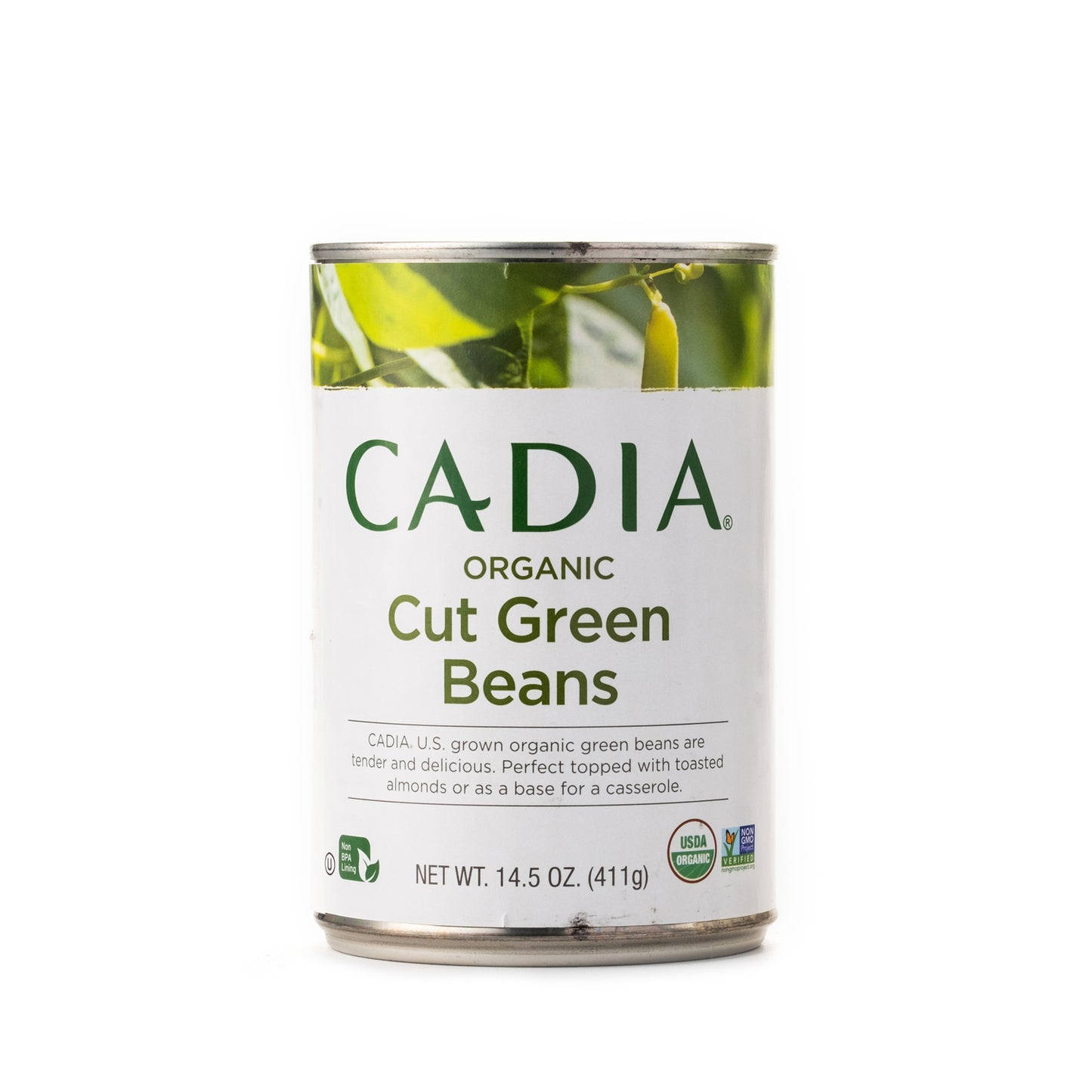 Cadia Organic Cut Green Beans 411g