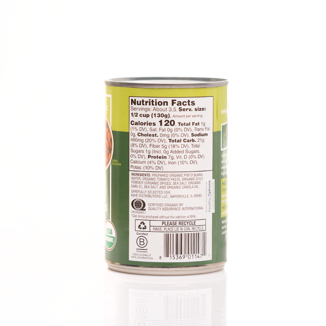 Cadia Organic Chili Beans 439g