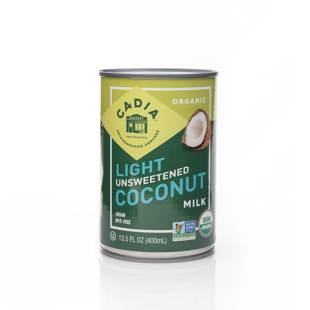 Cadia Organic Light Coconut Milk Unsweetened 400ml