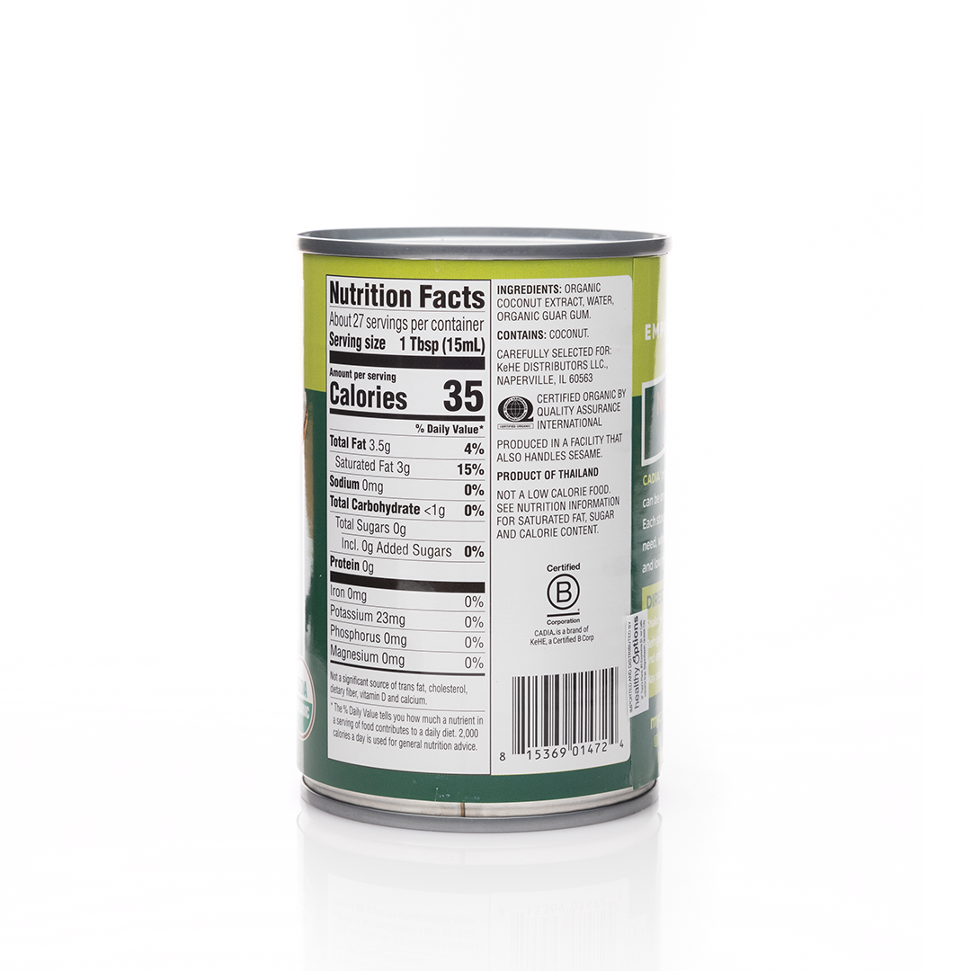 Cadia Organic Coconut Cream 399mL