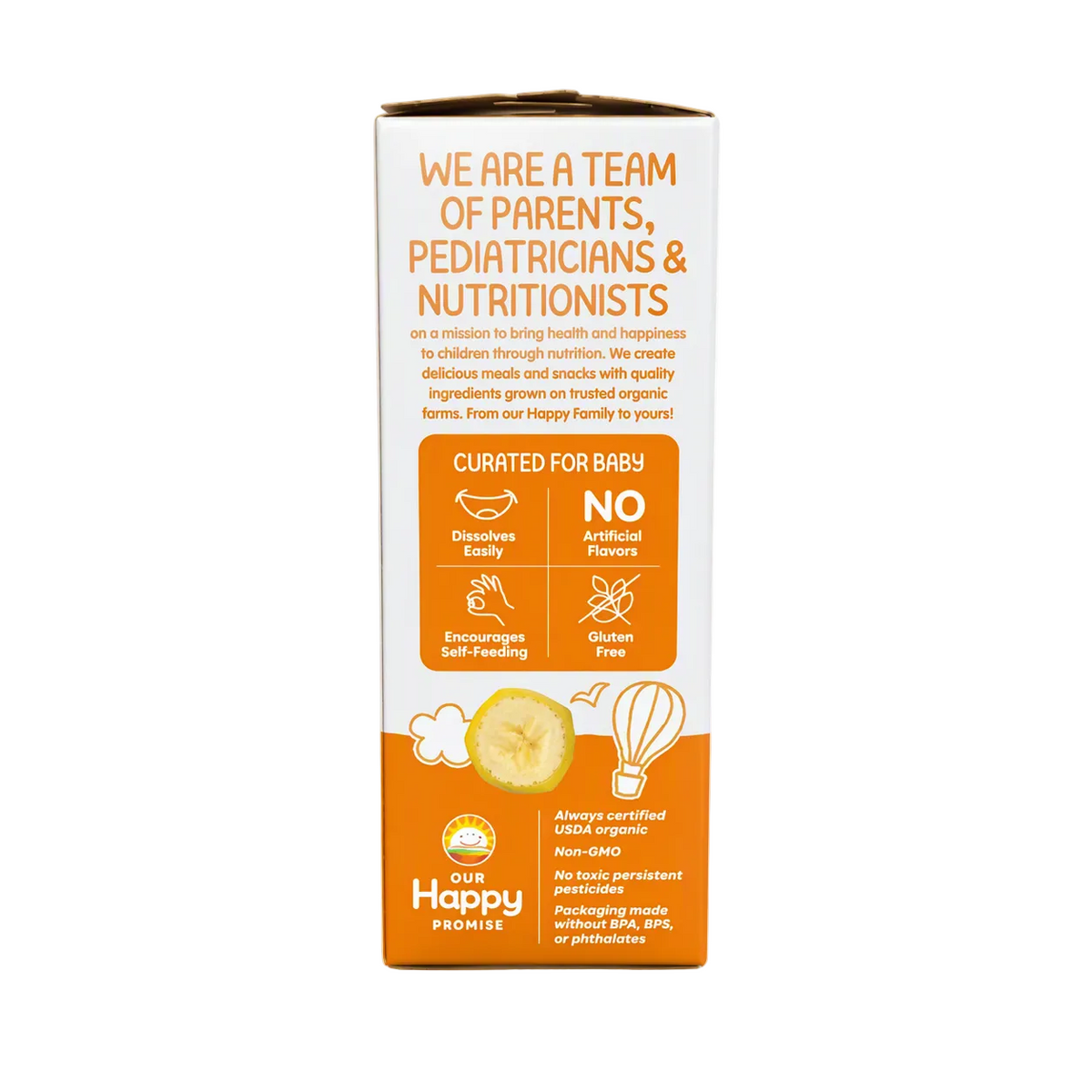 Happy Baby Organic Teethers Sweet Potato & Banana 48g