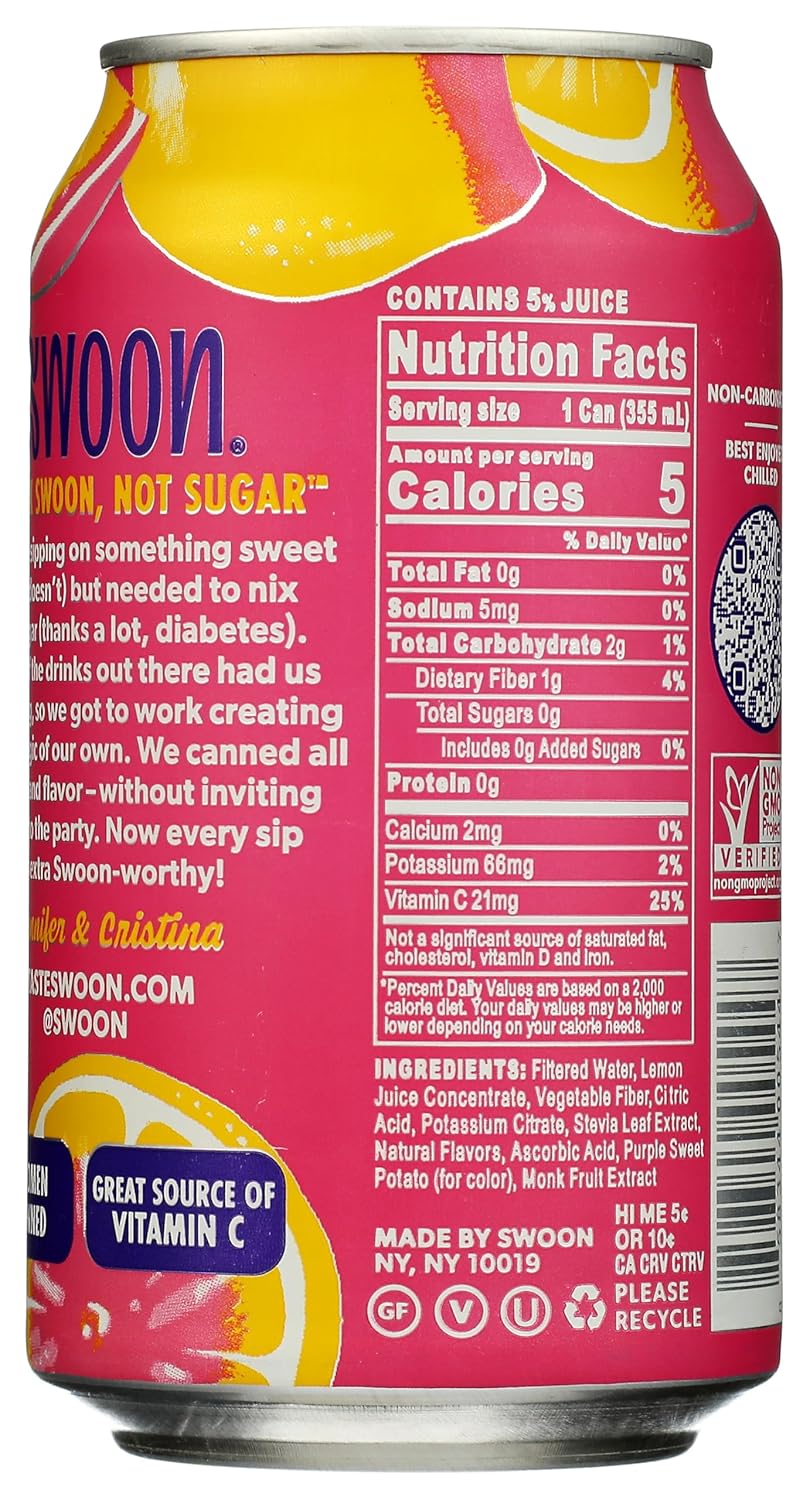 Swoon Lemonade Pink 355ml