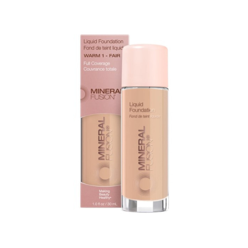 Mineral Fusion Liquid Foundation, Warm 1