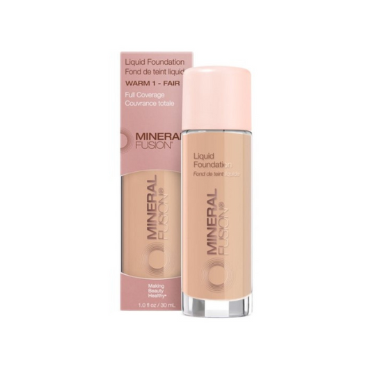 Mineral Fusion Liquid Foundation, Warm 1