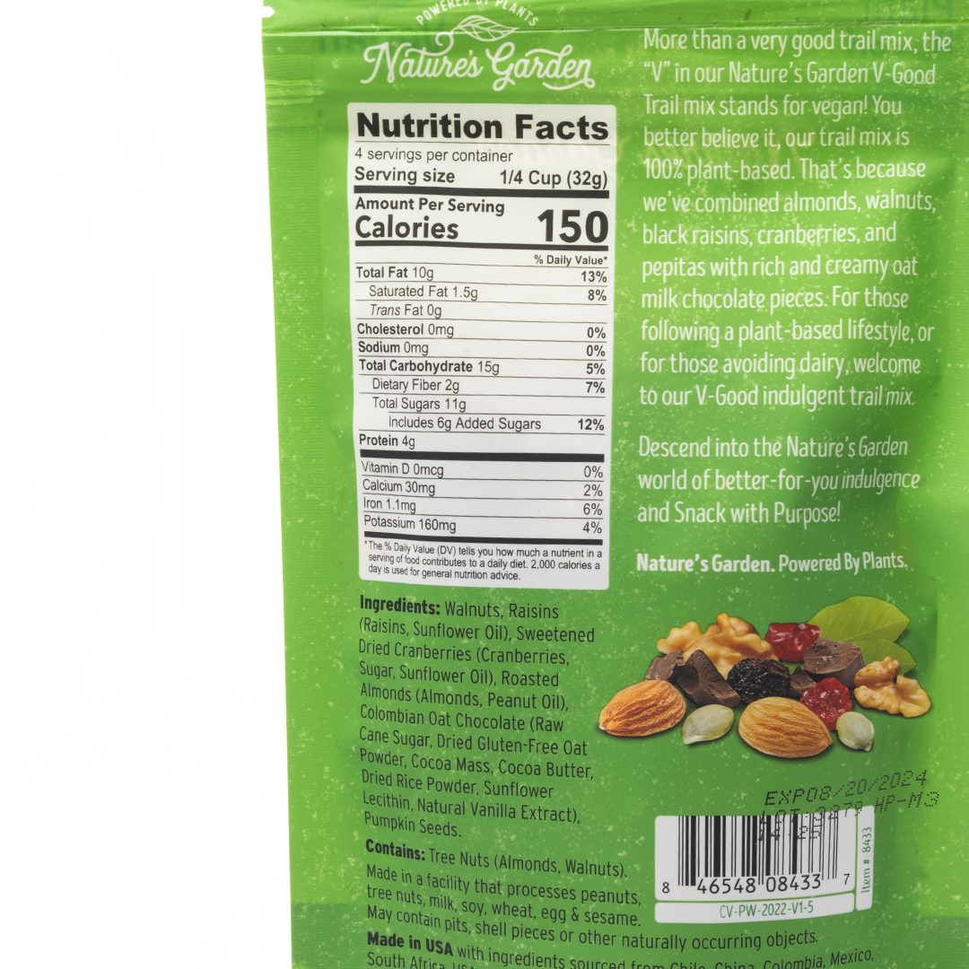 Nature's Garden V-Good Trail Mix 128g
