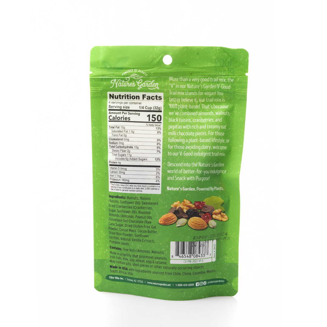 Nature's Garden V-Good Trail Mix 128g